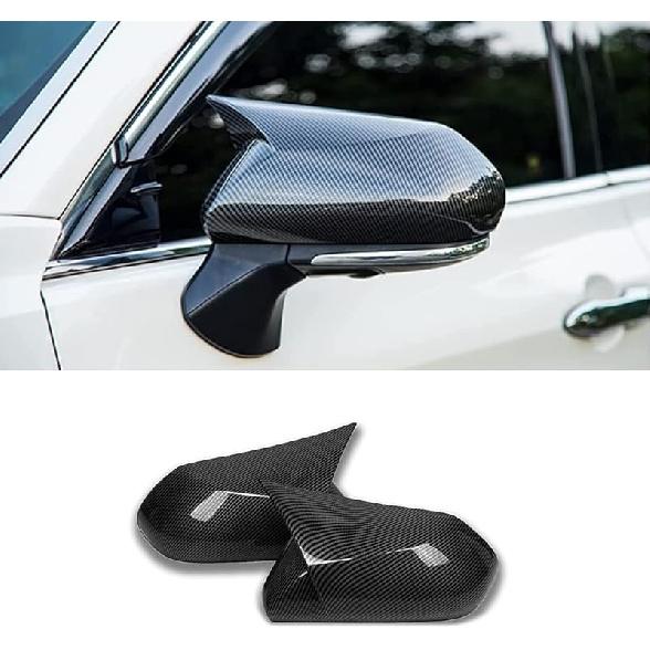 Car Ox Horn Side Rearview Mirror Cover Wing Mirror Protect Decorate Covers Auto Exterior Decoration Accessories For Toyota Camry 2018 2024