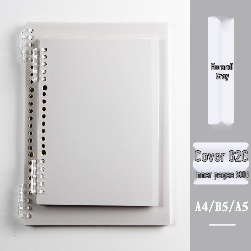 

Инновационный Минималистичный Матовый Блокнот на Спирали - Нежный для Рук, Дизайн на Разъемных Листах B5