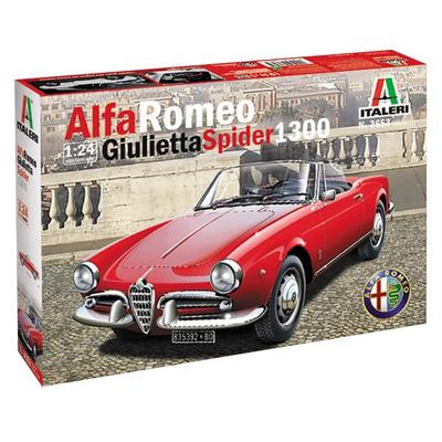 Platz Italeri 1/24 Alfa Romeo Giulietta Spider 1300 Model Kit IT3653 (Automobile) Molded Color