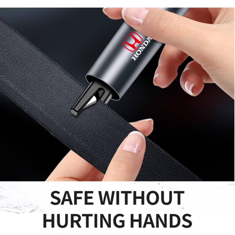 Car Safety Hammer Emergency Window Breaker Seat Belt Cutting Machine For Honda Fit Civic CRV Jazz CITY Accord CR-Z Vezel Insight