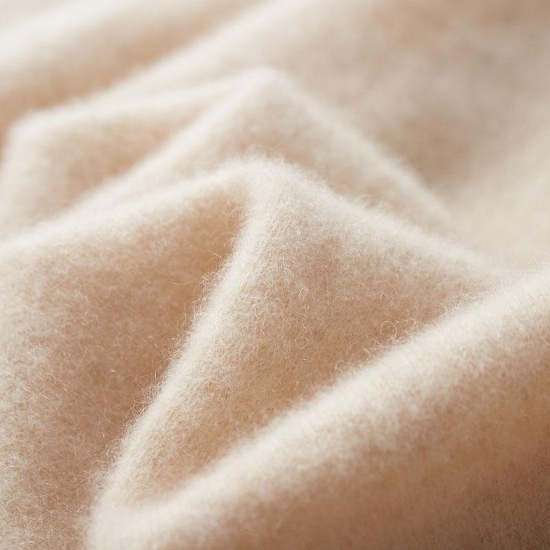 Men's Cashmere Sweater Qinghe Cashmere 30% Cashmere 70% Wool Men's Autumn and Winter Cashmere Pullover Soft and Warm