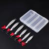 6pcs Fishing Tackle Fishing Baits Spoons 7-28g Metal Lures with Hook S Shaped Fishing Lure Spinner Baits
