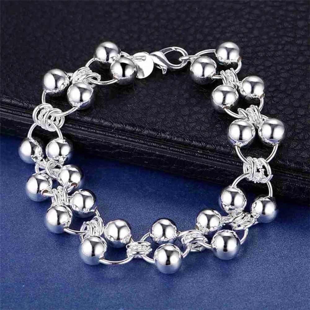925 Silver Twisted Rope Bracelet 4MM Unisex Chain Fashion Jewelry for Women Men High Quality Durable