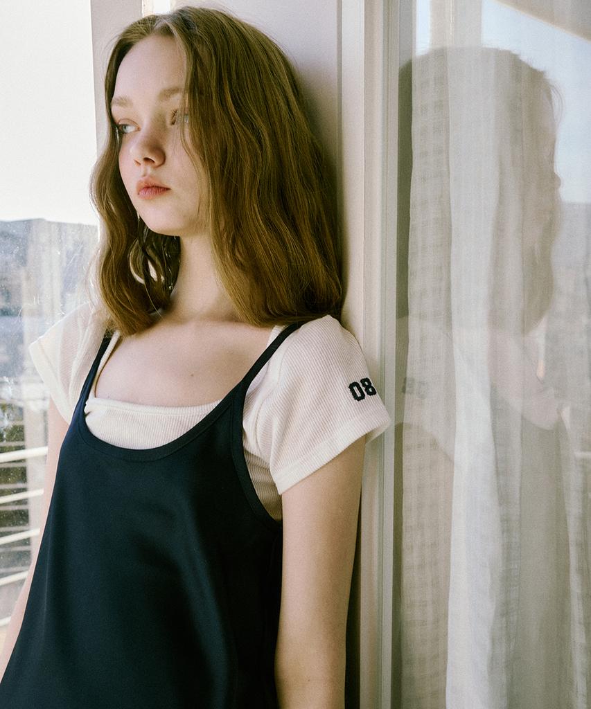 GREENBUTTER Square Neck 08 Tee (Ivory)