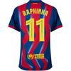 Nike Fanouškovská edice sezóny 25/26 Barcelona třetí venkovní pohodlné písmeno s krátkým rukávem fotbalové tričko pánské košile FZ1304-432