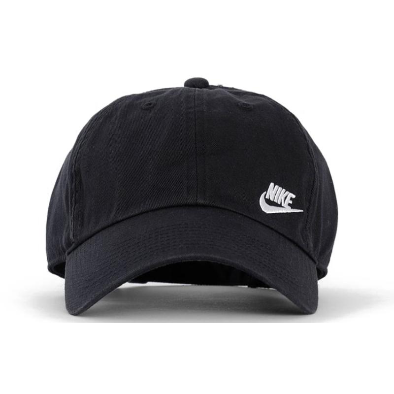 Nike Cotton Baseball Caps Unisex Black Casual AO8662-010