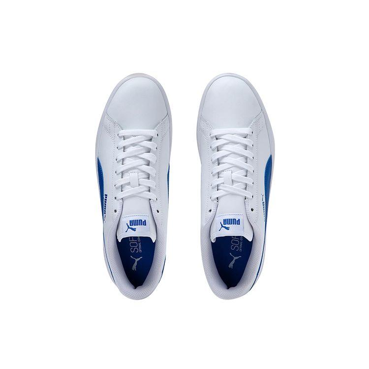 Puma Smash V2 Buck - White Lapis Blue Unisex Sneakers 365215-25