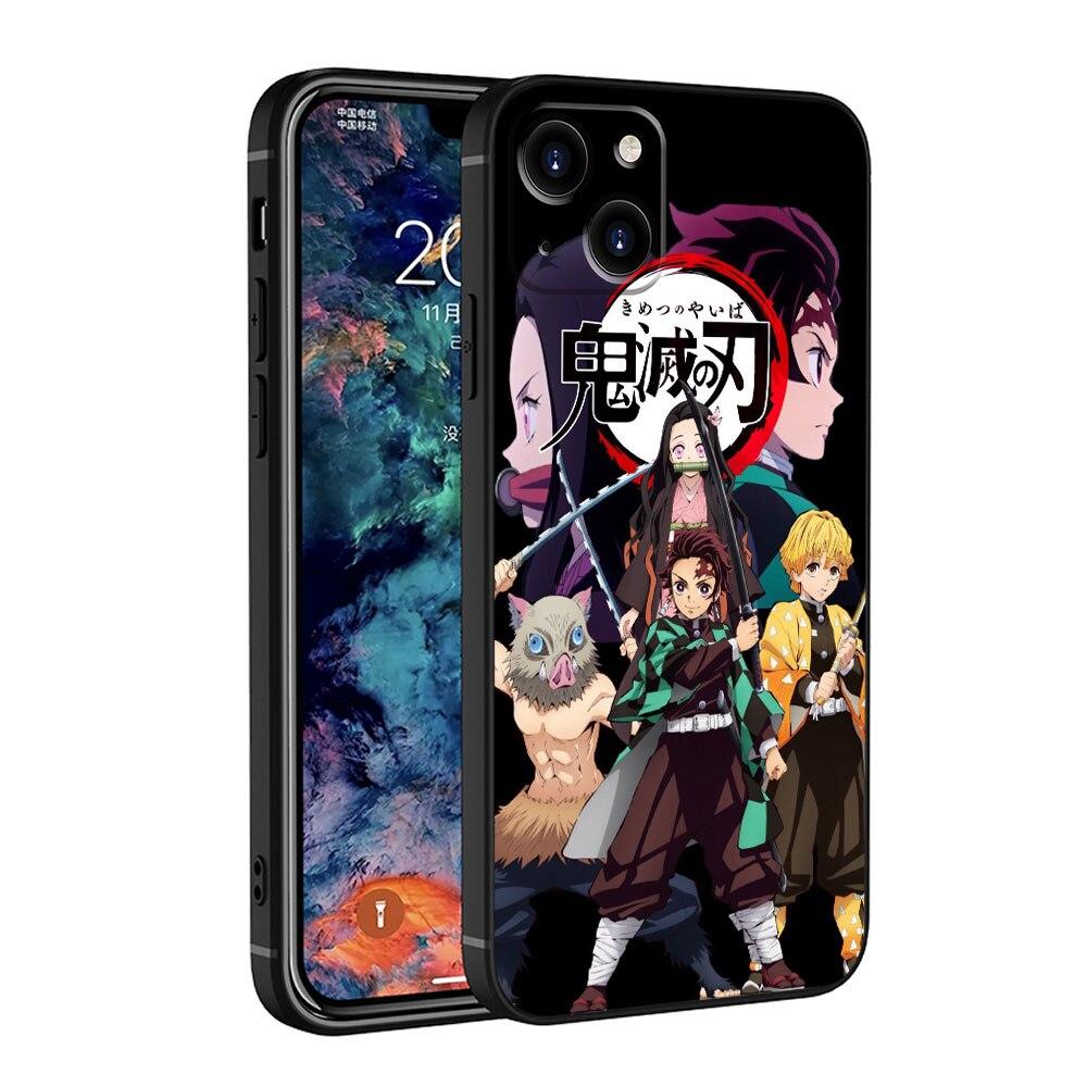 Offizieller Fall für iPhone 14 X 12 7 XS 13 Pro Max 8 Plus XR 11 5 6S SE2022 SE2 6 Mini SE Dämon Slayer Kimetsu No Yaiba