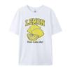 Retro Style Lemon Print TShirts Oversized Streetwear Graphic Tees Cute Aesthetic Fruit T Shirt Women Trendy Vintage Fashion Top