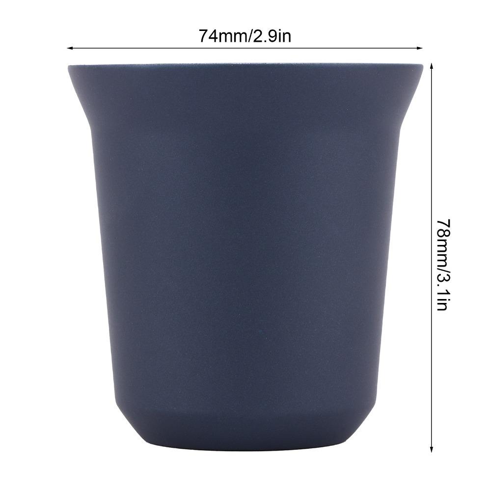 Stainless Steel Stainless Steel Coffee Cup Dual Walled Coffee Capsule Cup Espresso Cup Drinkware темно-синий
