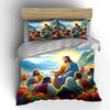 Title: Spiritual Teachings In Serene Nature Exquisite Three-Piece Bedding Set Gift For Kids And Adults