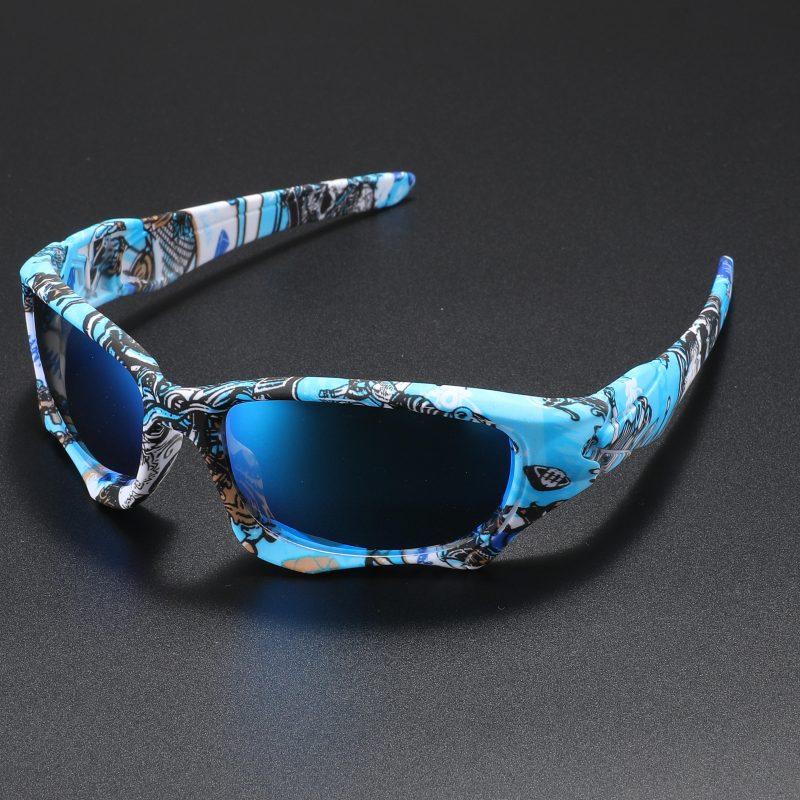 New Sports Cycling Sunglasses Trendy Windproof and High-end Colored UV Protection
