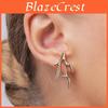 Alloy Coral Asymmetric Earrings For Women Fashion Party Jewelry