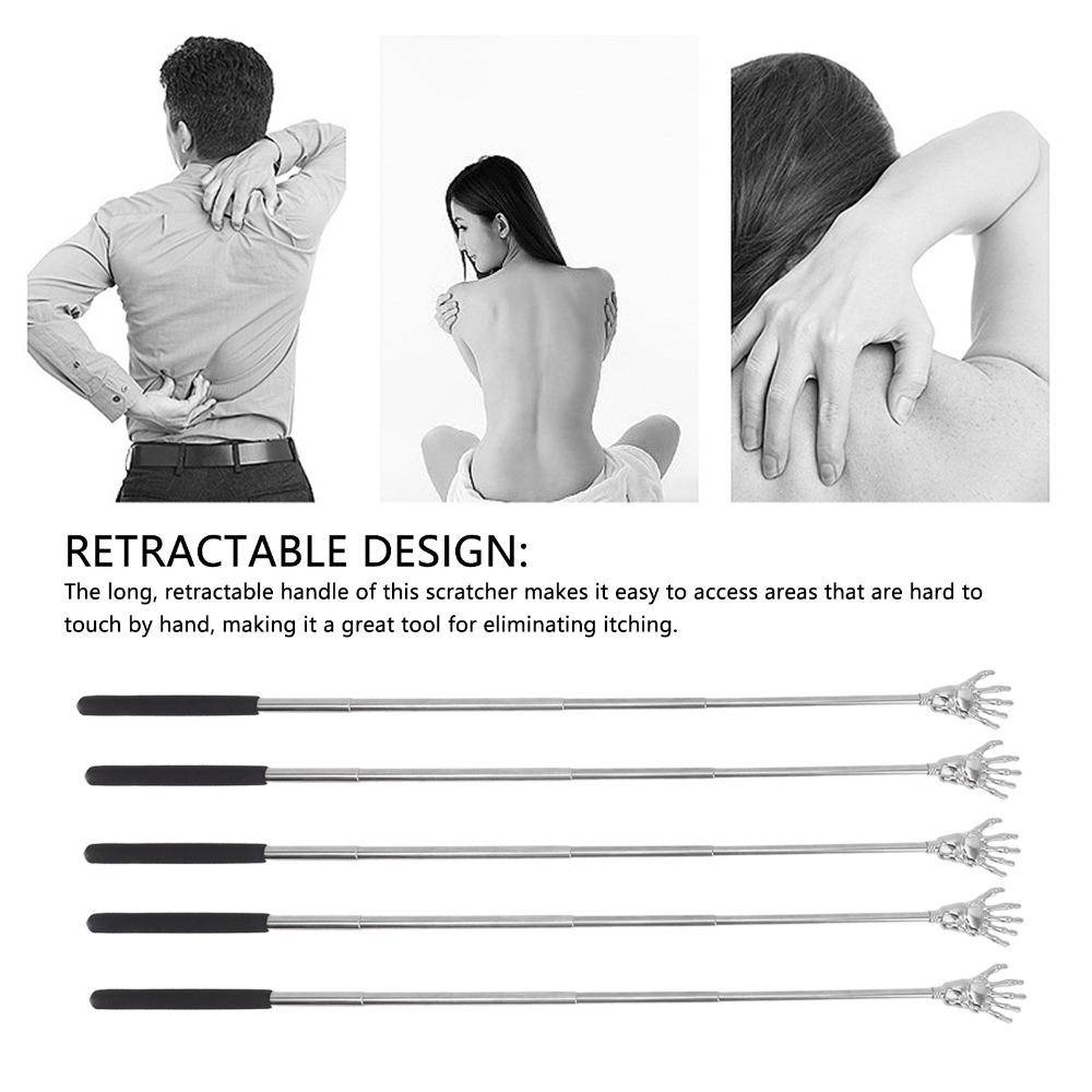 5Pcs Stainless Steel Back Scratcher Portable Body Massager Convenient Massage Tool  Daily Care