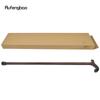Brown Wooden Single Joint Fashion Walking Stick Decorative Cospaly Cane Halloween Mace Crutch  Wand Crosier 92cm