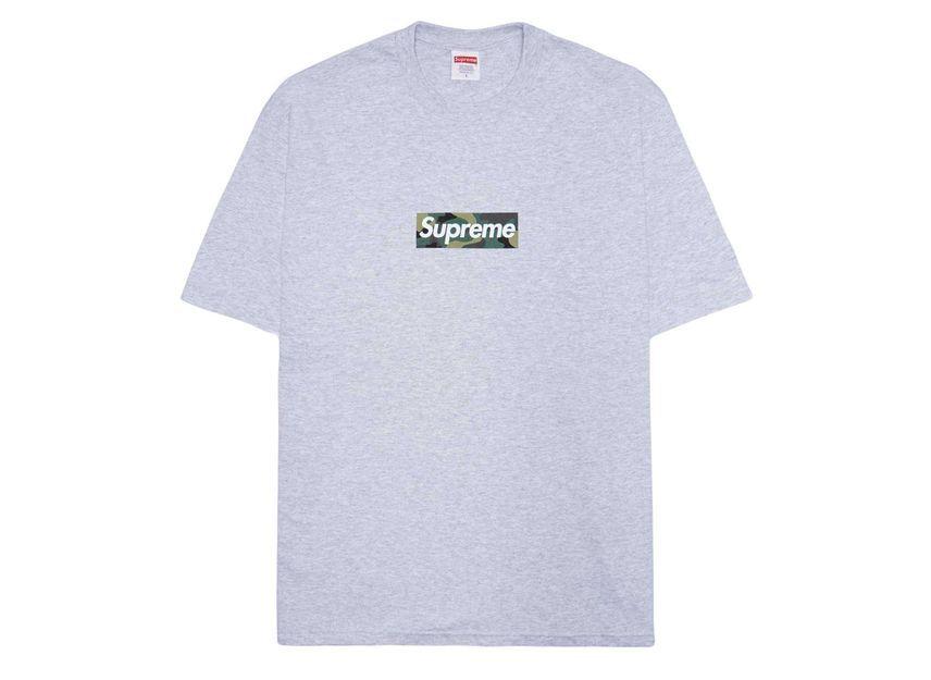Supreme Box Logo Tee Ash Grey (23FW) XL