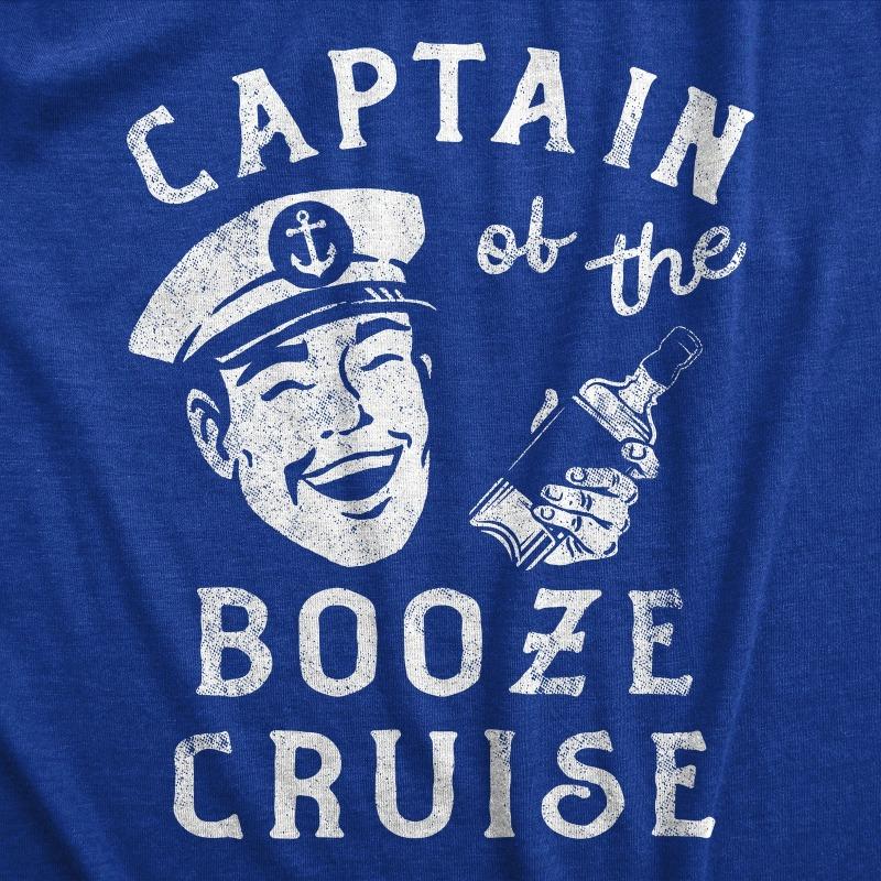 Men  of The Booze Cruise T-Shirt Funny Sailor Booze Drinker T-Shirt