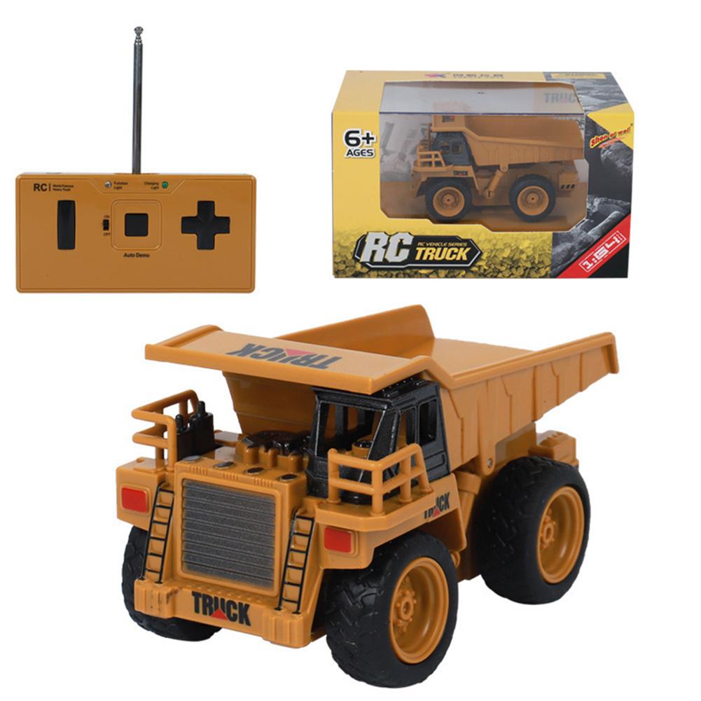 

1:30 Remote Control Car For Kids Mini RC Engineering Truck High Speed Drift Vehicle Model Toys Christmas Gifts For Boys Girls Loading and unloading truck
