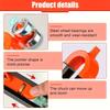 Woodworking Curve Template Tool with Locking Mechanism & Adjustable Radius - 8-Cornered Arch and Curve Guide for Carpentry