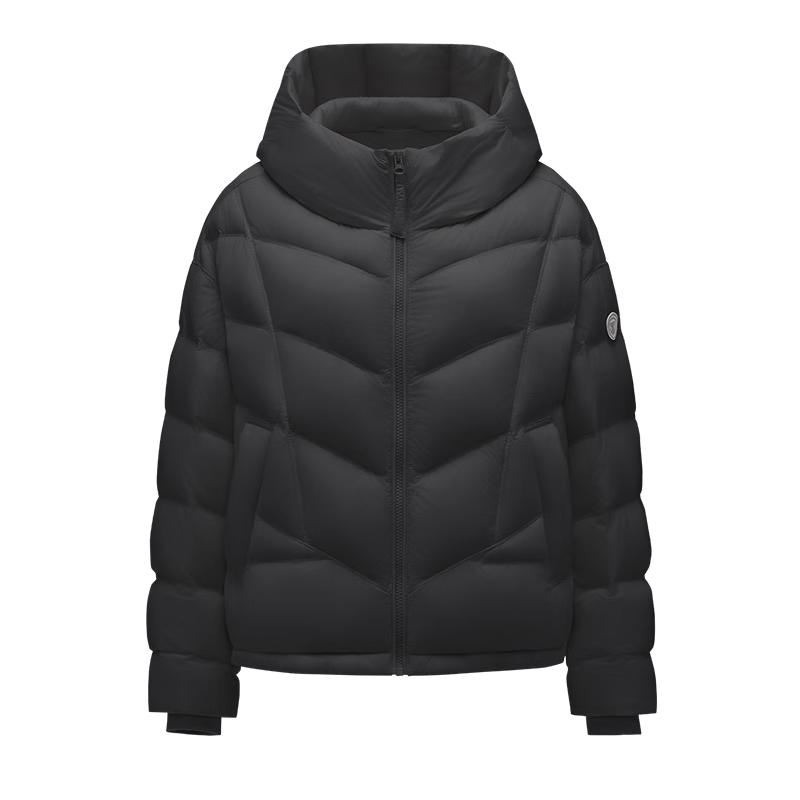 Tanboer Women's Hooded Short Puffer Down Jacket