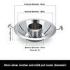 Thickened 304 Stainless Steel Hotpot Cauldron Commercial Three-layer Steel Hotpot Flat Bottomed Induction Cooker Hotpot