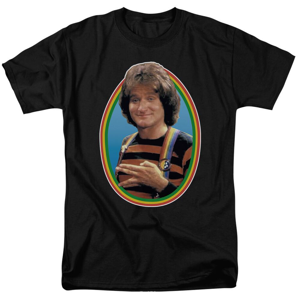 26 Mork and Mindy Mork T Shirt Mens Licensed Classic TV Show Black Unisex T-Shirt XXL