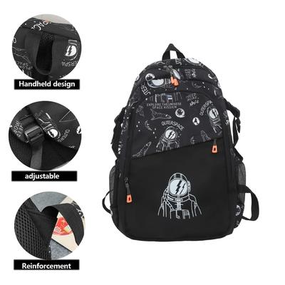 Men's Backpack, Large Capacity Boys and Girls' Backpack, Fashionable University Campus Backpack
