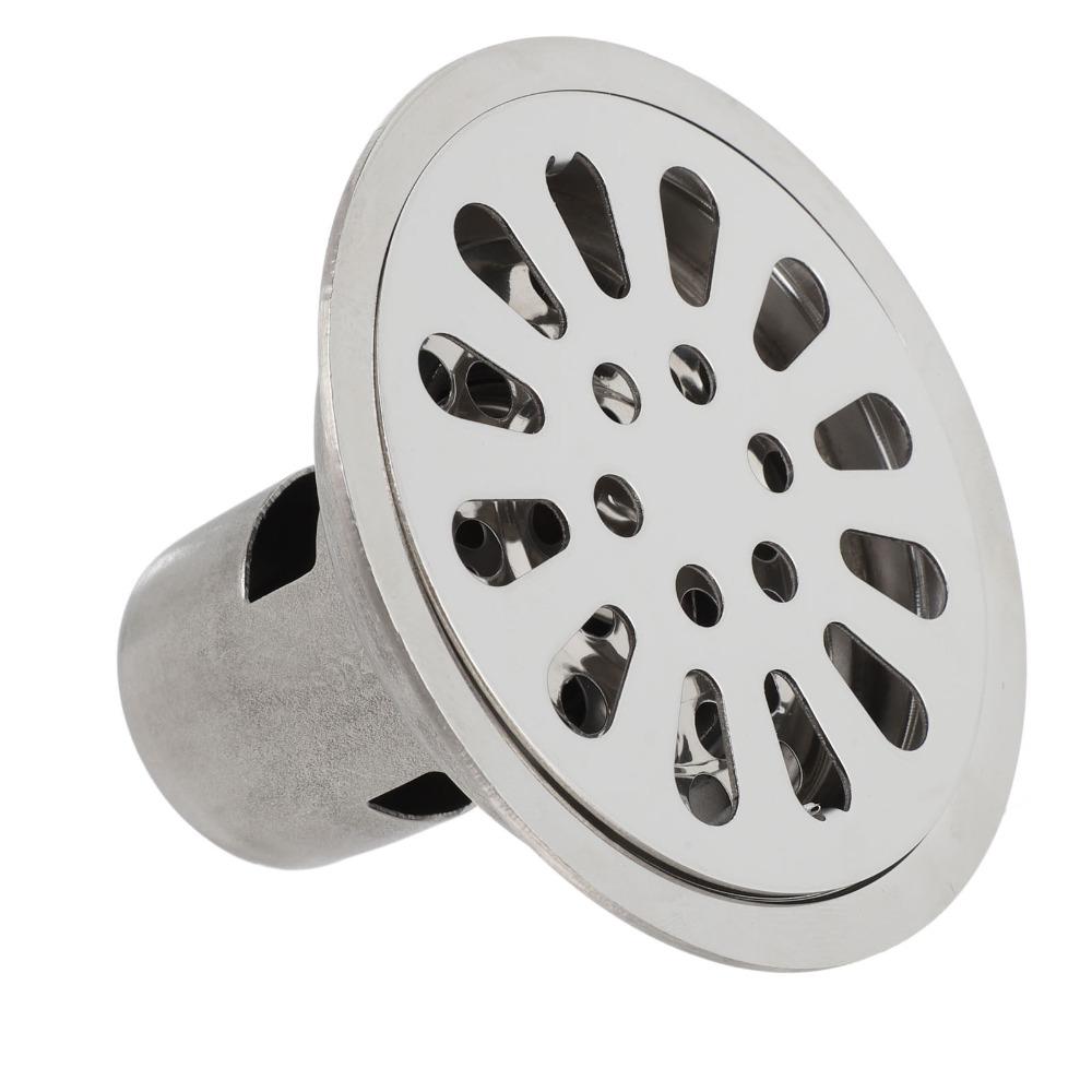 3.54 Inch Diameter Shower Drain 304 Stainless Steel Odor Resistant Drain Kit  Bathroom