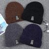Elastic Women Man Autumn Winter Ski Plus Cashmere Knitted Hats Thicken Winter Beanies Hip Hop Hat Skullcaps