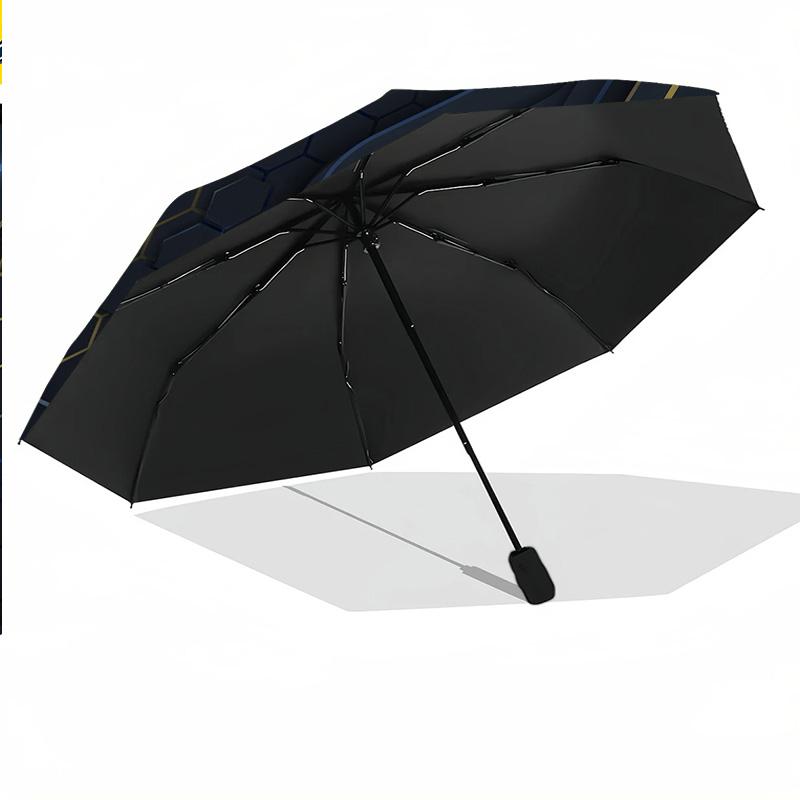 North Queensland Cowboys Print Auto 8?Ribs Folding Umbrella Wind Resistant Lightweight Automatic Umbrella For Daily Travel