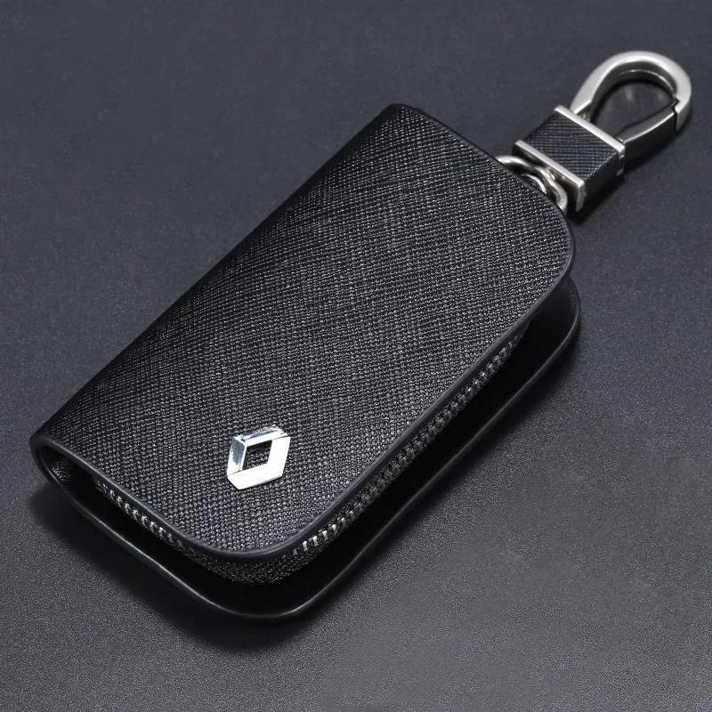Leather Car Key Case Key Full Cover For Renault Clio Megane Captur Kadjar Laguna Scenic Espace Koleos Twingo II III IV MK 2 3 4 Y999