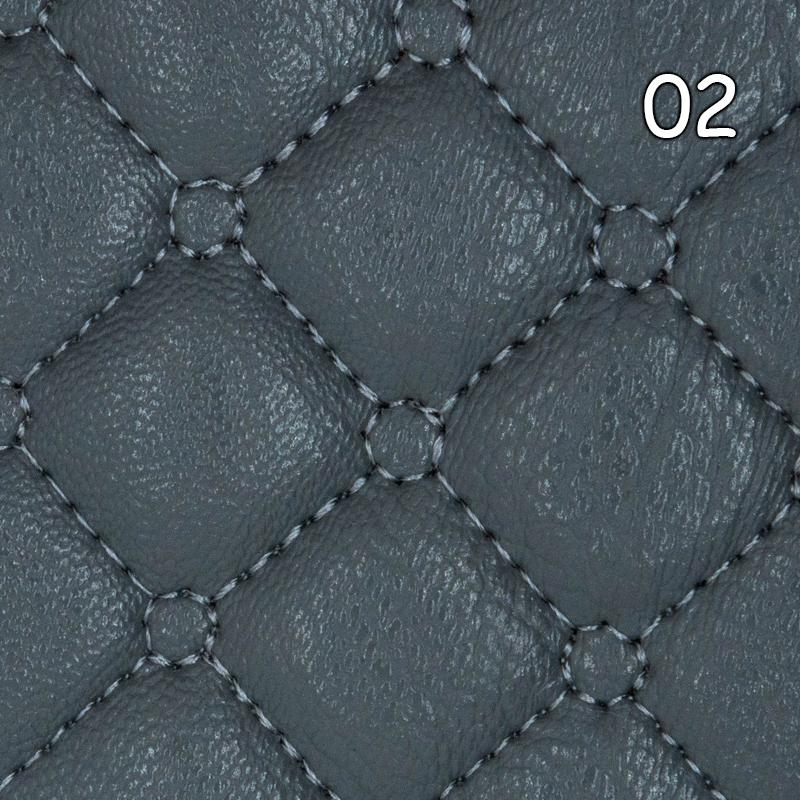 100*147cm Artificial PU Leather Fabric Quilted Embroidered Lattice PVC Leather For Diy Car Seat Cushion Luggage Upholstery Decor