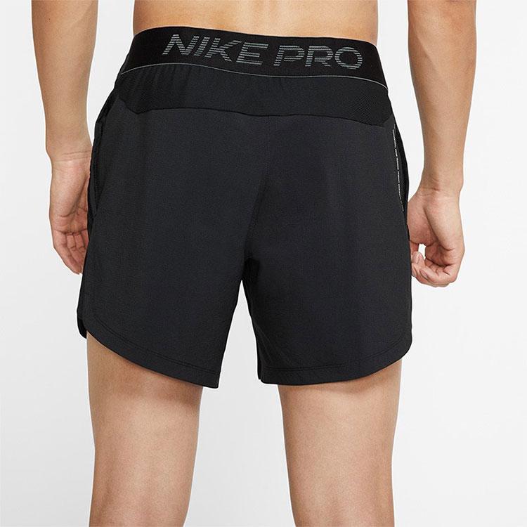 Nike Pro Solid Quick-Dry Breathable Sports Training Fitness Shorts Men Bottoms Black CJ4998-010