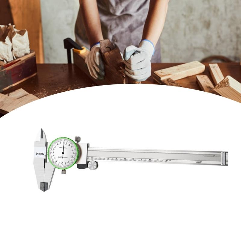 Precisions 0 to 150mm Dialing Verniers Calipers Measuring Tool for Engineers & DIY Enthusiasts in Mechanical Application
