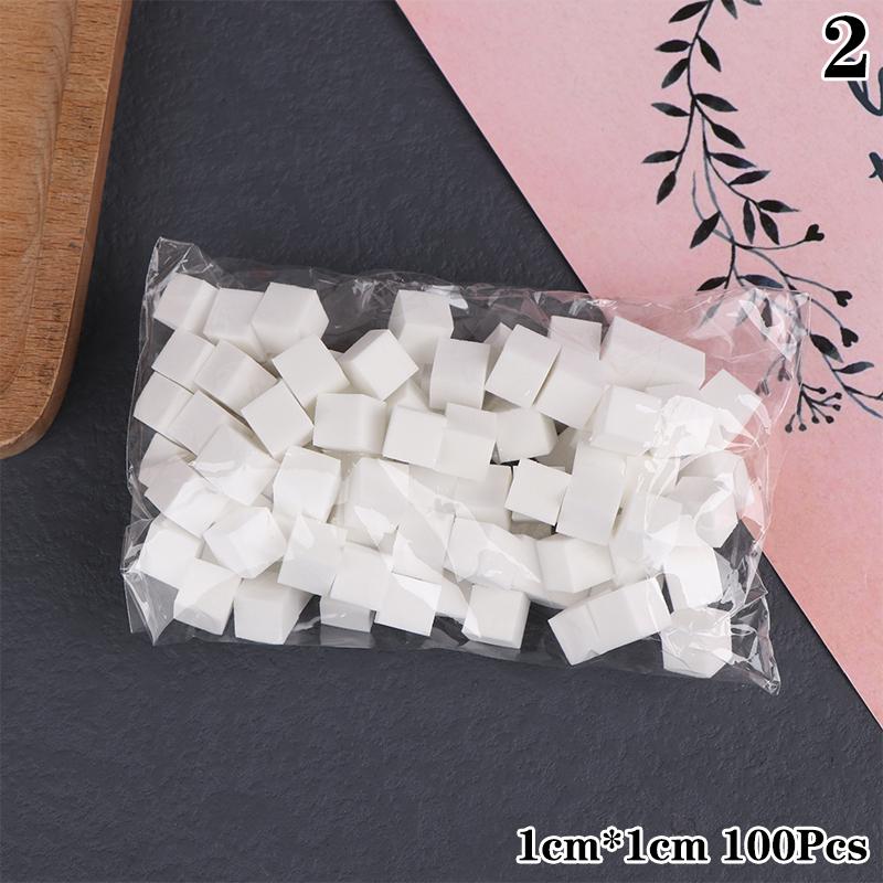 20/30/50/100Pcs 1/1.5Cm Soft Sponges Gradient Nail Art Stamper Tools Color Fade Manicure Diy Creative Nail Accessories