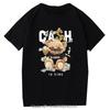 Teddy Bear Tshirt Cool Robotic Graphic Tops Harajuku Cartoon Streetwear Fitness Clothes Casual Fashion Tee Roupas Masculinas