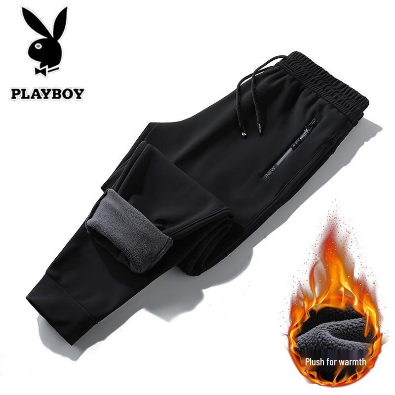 Мужские повседневные термобрюки PLAYBOY с флисовой подкладкой L