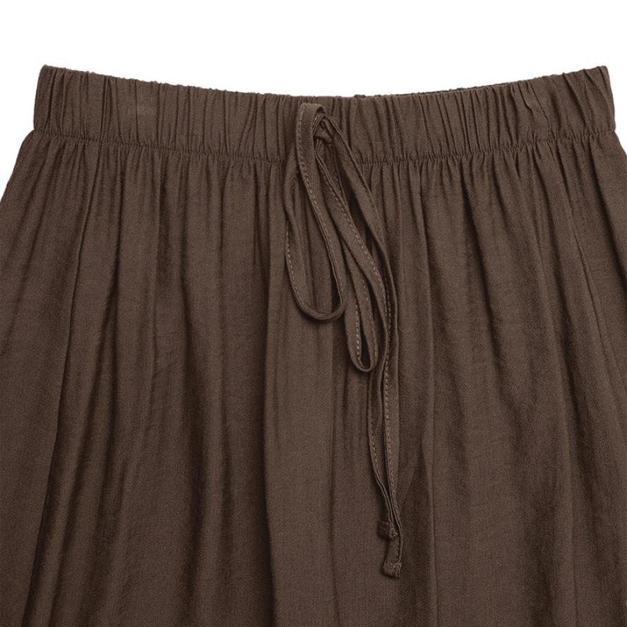 YYFS Moda damă ocazional cu imprimeu în culori uni Pantaloni cu talie înaltă Pantaloni și capris