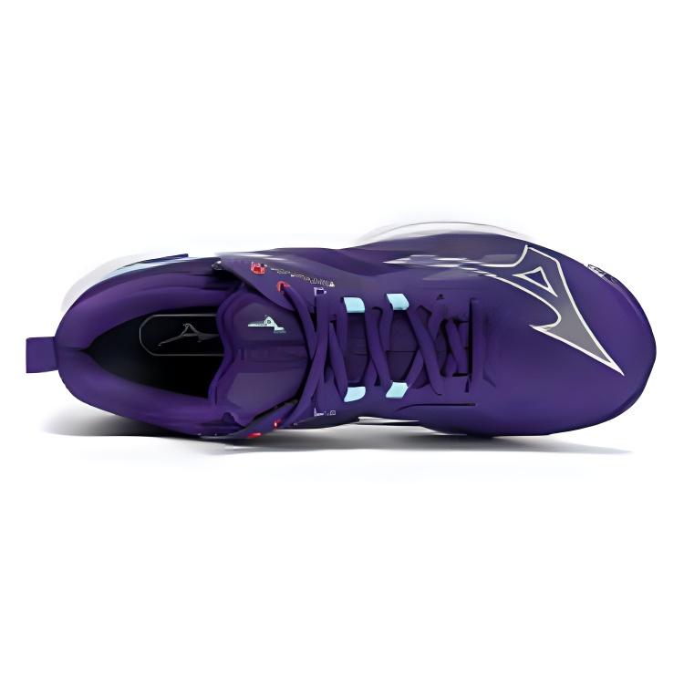 Mizuno Wave Claw Neo3 Versatile Comfortable Non-Slip Durable Low-Top Badminton Shoes Unisex sneaker Purple 71GA247319