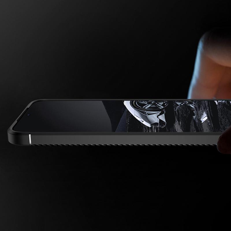 

For Xiaomi 14 Case Carbon Fiber Texture TPU Phone Protective Cover A