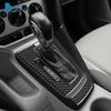 For Ford Focus SE ST MK3 2012 2013 2014 Real Soft Carbon Fiber Trim Sticker LHD RHD Car Gear Shift Frame Panel Accessories