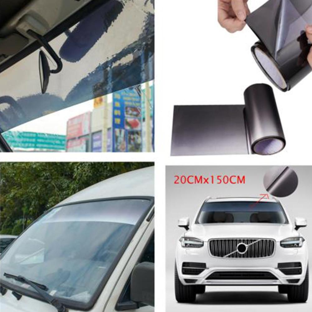 20CMx150CM Sun Front Film Car Accessories Banner Front Windshield