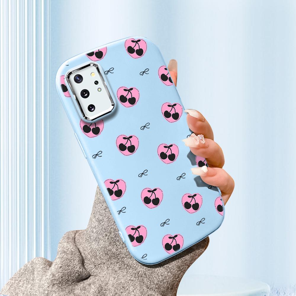 Einfarbige silberne Randlinse Fettgehäuse Weiche TPU-Flüssigsilikonabdeckung Stoßfeste Telefonhülle für Xiaomi Redmi Samsung