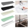 Faucet Water Catcher Mat Silicone Sink Draining Pad Self Draining Drying Mat for Kitchen Counter