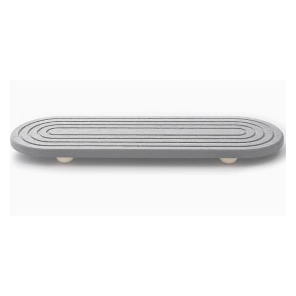 Water Absorbing Stone Tray Minimalist Versatile Quick Drying Diatomite Tray for Kitchen Sink Bathroom Counter 30x10cm