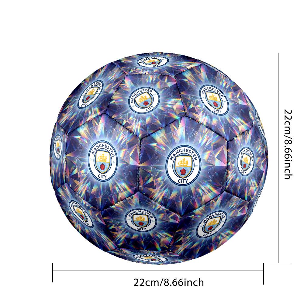 Manchester City Theme soccer ball Size 5 Soccer Ball Soft Touch Professional Training Football for Outdoor Sports