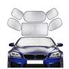 6 Pezzi Parasole Universale per Auto Parabrezza Anteriore e Posteriore Finestrini Privacy Protezione Solare Isolamento Termico Parasole Accessori Auto