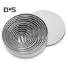 Circle 1 Stainlesssteel Cookie Set Cutter Polished Surface Useful Circle Biscuit Cookie Cutter Dough Cutting Tool