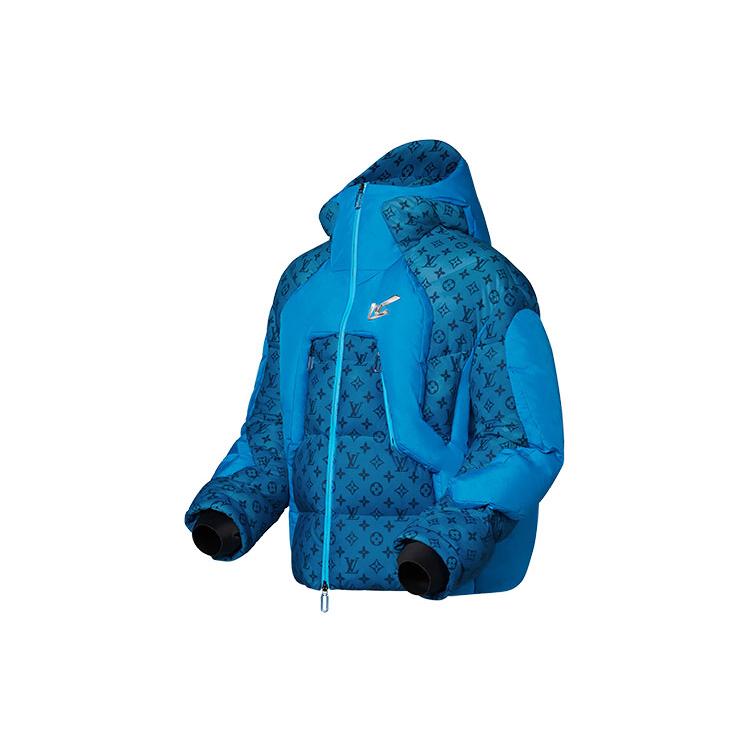 LOUIS VUITTON FW21 Down Jacket Men's Blue 1A9KHZ