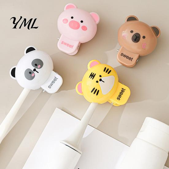 Oral Hygiene Travel Kit Cute Animal Toothbrush Protective Cover, Dust-proof Breathable Case, Compact Shield Lightweight Portable Bathroom Accessories